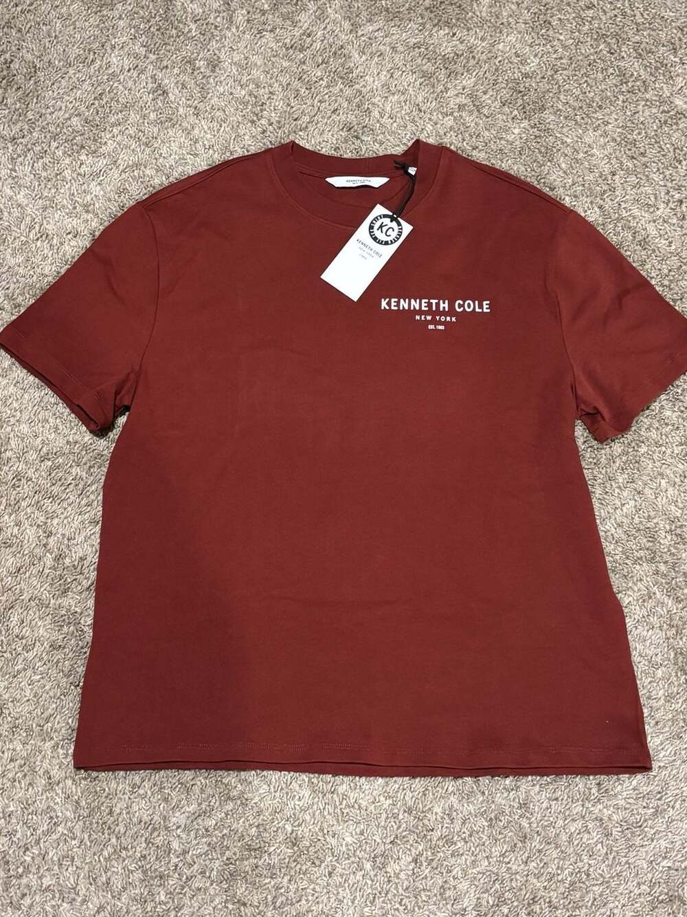 Kenneth Cole New York Cherry Logo Graphic T-Shirt
